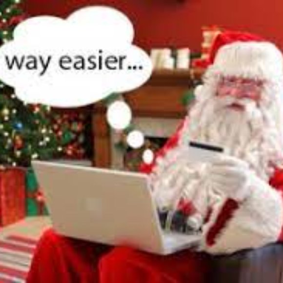Holiday Season Shoes - Yes, Santa Shops online!